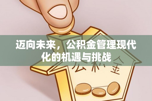 筠连迈向未来，公积金管理现代化的机遇与挑战